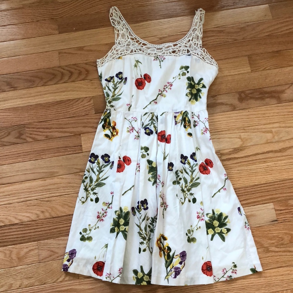 B.B. Dakota white cotton garden dress